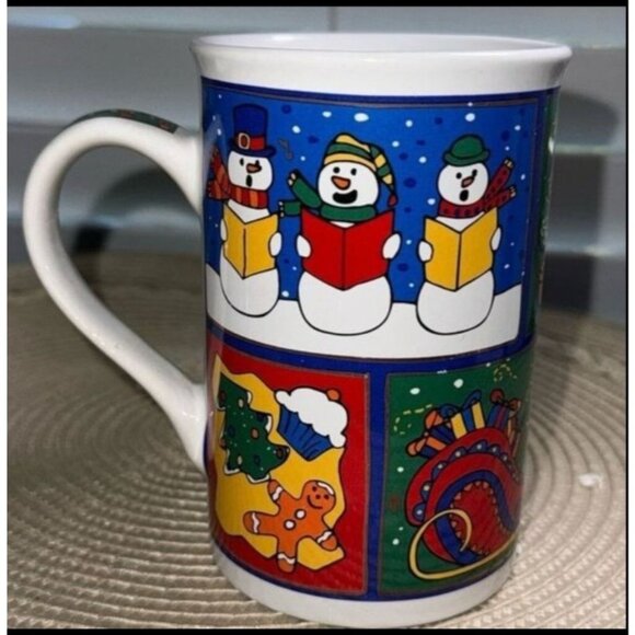 Set Of 3 Holiday Mugs With Candy & Snowman Designs - Signature Housewares & Food - Picture 8 of 16